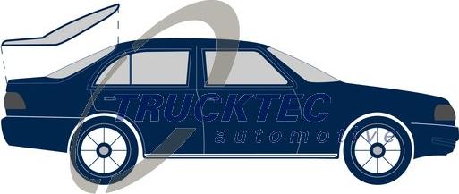 Trucktec Automotive 02.53.060 - Seal, boot / cargo area lid xparts.lv