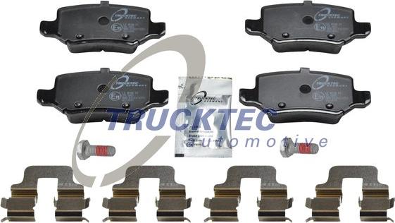 Trucktec Automotive 02.35.147 - Тормозные колодки, дисковые, комплект xparts.lv