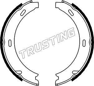 Trusting 052.117 - Комплект тормозов, ручник, парковка xparts.lv