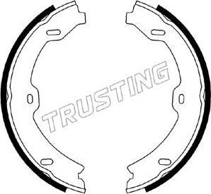 Trusting 052.134 - Brake Shoe Set, parking brake xparts.lv