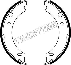 Trusting 127.271 - Brake Shoe Set, parking brake xparts.lv