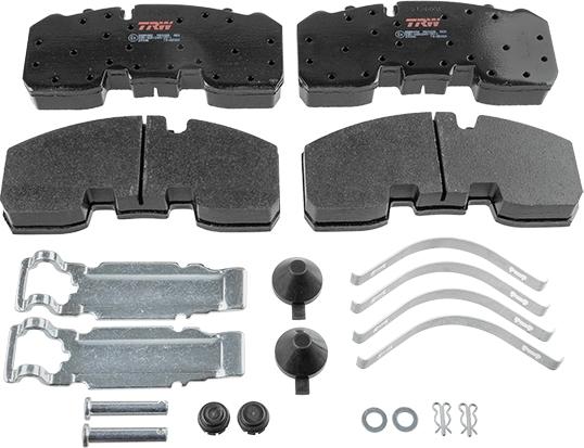 TRW GDB5092 - Brake Pad Set, disc brake xparts.lv