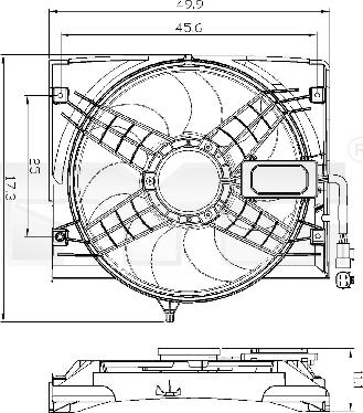 TYC 803-0011 - Ventilators, Motora dzesēšanas sistēma xparts.lv