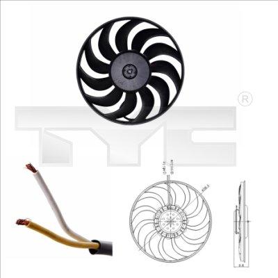 TYC 802-0051 - Ventilators, Motora dzesēšanas sistēma xparts.lv