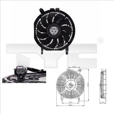 TYC 836-0004 - Fan, radiator xparts.lv