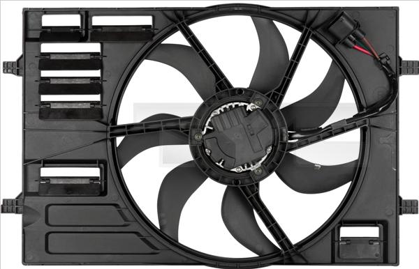 TYC 837-0055 - Fan, radiator xparts.lv