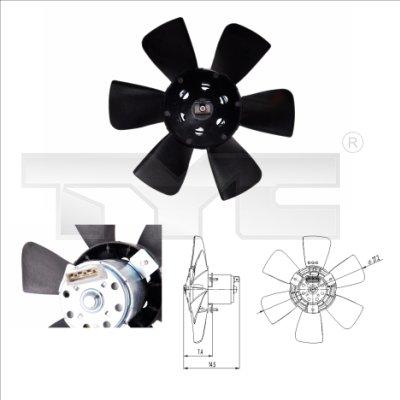 TYC 837-0007 - Ventilators, Motora dzesēšanas sistēma xparts.lv