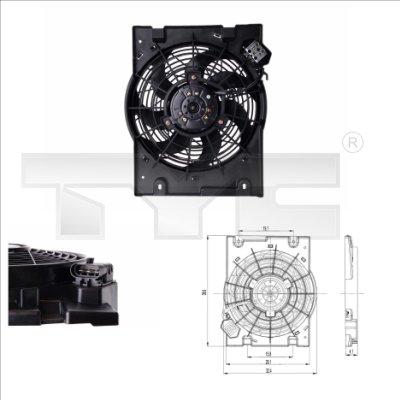 TYC 825-0014 - Fan, radiator xparts.lv