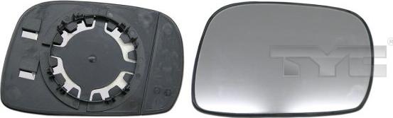 TYC 325-0055-1 - Spoguļstikls, Ārējais atpakaļskata spogulis xparts.lv