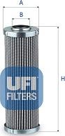 UFI 85.195.00 - Filtrs, Hidropacēlāja sistēma xparts.lv