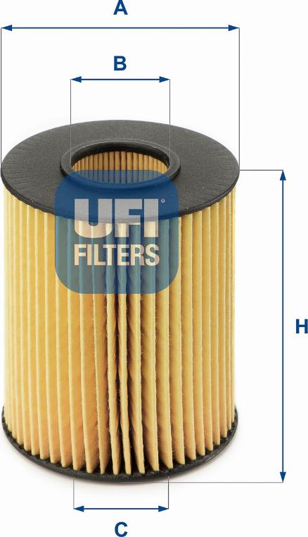 UFI 25.077.00 - Oil Filter xparts.lv