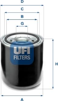 UFI 27.A66.00 - Air Dryer Cartridge, compressed-air system xparts.lv
