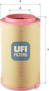 UFI 27.F29.00 - Gaisa filtrs xparts.lv