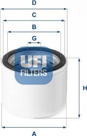 UFI 27.VGT.00 - Gaisa filtrs, Turbokompresors xparts.lv