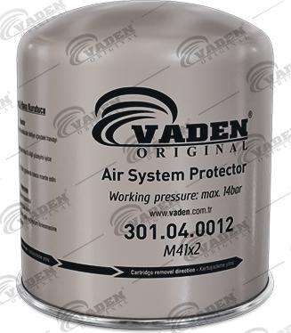 VADEN ORIGINAL 301.04.0012 - Air Dryer Cartridge, compressed-air system xparts.lv