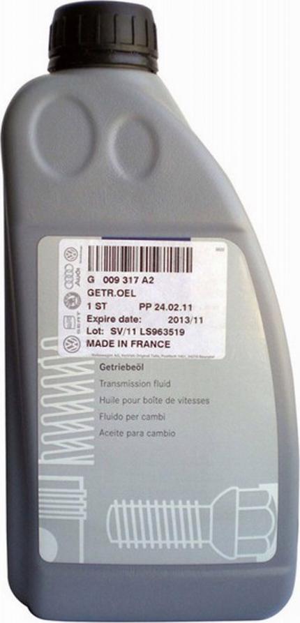 VAG G 009 317 A2 - Manual Transmission Oil xparts.lv