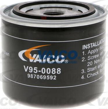 VAICO V95-0088 - Alyvos filtras xparts.lv
