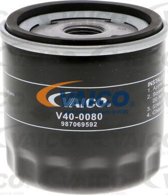 VAICO V40-0080 - Масляный фильтр xparts.lv
