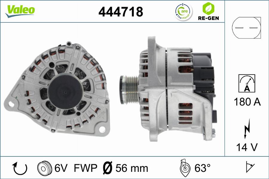Valeo 444718 - Ģenerators xparts.lv