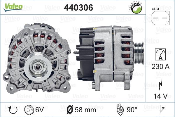 Valeo 440306 - Ģenerators xparts.lv