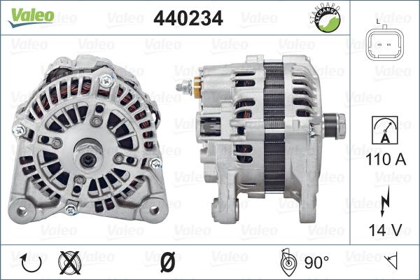 Valeo 440234 - Ģenerators xparts.lv