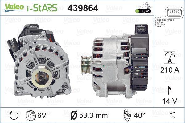 Valeo 439864 - Пусковой генератор xparts.lv