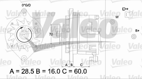 Valeo 433483 - Ģenerators xparts.lv