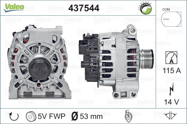 Valeo 437544 - Ģenerators xparts.lv