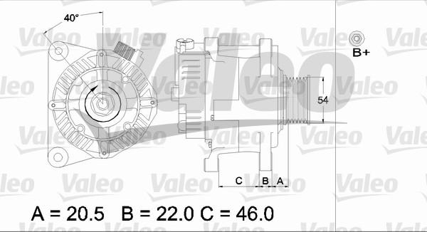 Valeo 437193 - Ģenerators xparts.lv