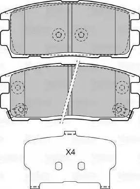 TOMEX brakes 16-43 - Bremžu uzliku kompl., Disku bremzes xparts.lv