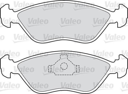 Valeo 598684 - Brake Pad Set, disc brake xparts.lv