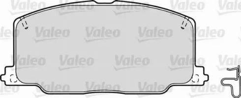 Valeo 598267 - Brake Pad Set, disc brake xparts.lv