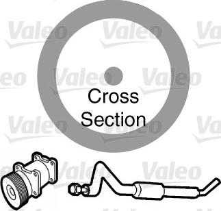 Valeo 509153 - Прокладка, трубопровод охлаждающей жидкости xparts.lv
