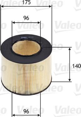 Valeo 585683 - Oro filtras xparts.lv
