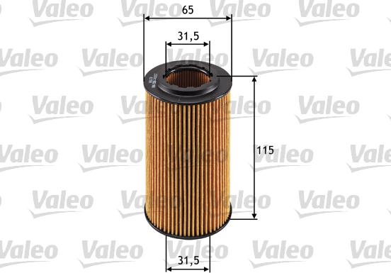 Valeo 586556 - Oil Filter xparts.lv