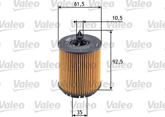 Valeo 586563 - Масляный фильтр xparts.lv