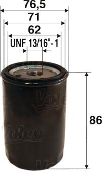 Valeo 586048 - Oil Filter xparts.lv