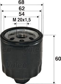 Valeo 586011 - Масляный фильтр xparts.lv
