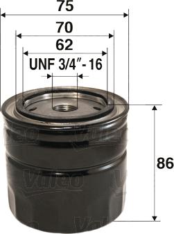 Valeo 586039 - Oil Filter xparts.lv