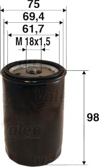 Valeo 586078 - Oil Filter xparts.lv