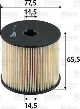 Valeo 587903 - Fuel filter xparts.lv