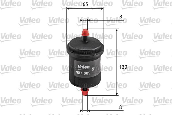 Valeo 587009 - Fuel filter xparts.lv