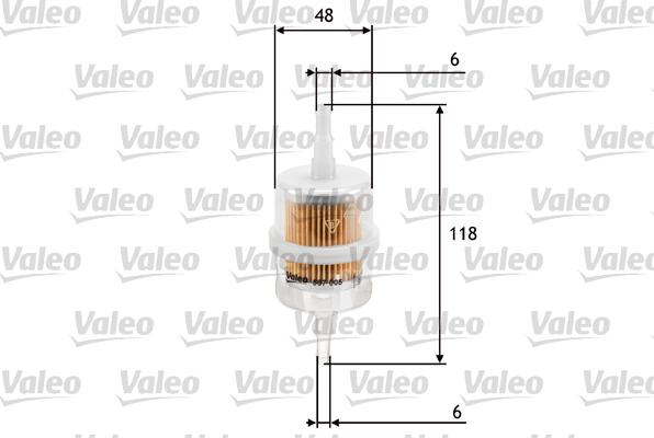 Valeo 587005 - Fuel filter xparts.lv