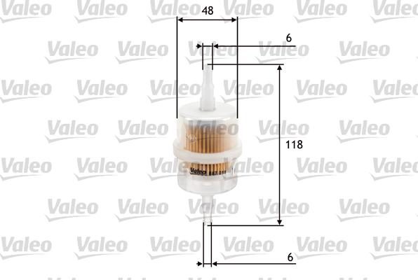 Valeo 587011 - Fuel filter xparts.lv