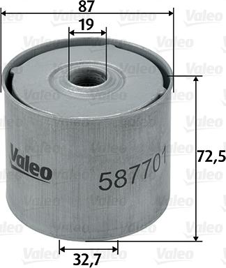 Valeo 587701 - Fuel filter xparts.lv