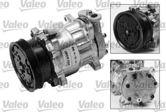 Valeo 699109 - Compressor, air conditioning xparts.lv