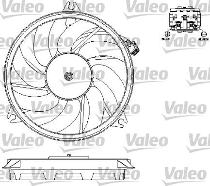 Valeo 696073 - Ventilators, Motora dzesēšanas sistēma xparts.lv