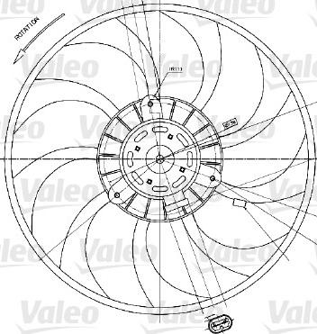 Valeo 698424 - Вентилятор, охлаждение двигателя xparts.lv