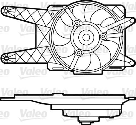 Valeo 698562 - Ventilators, Motora dzesēšanas sistēma xparts.lv
