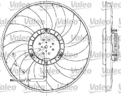 Valeo 698609 - Ventilators, Motora dzesēšanas sistēma xparts.lv